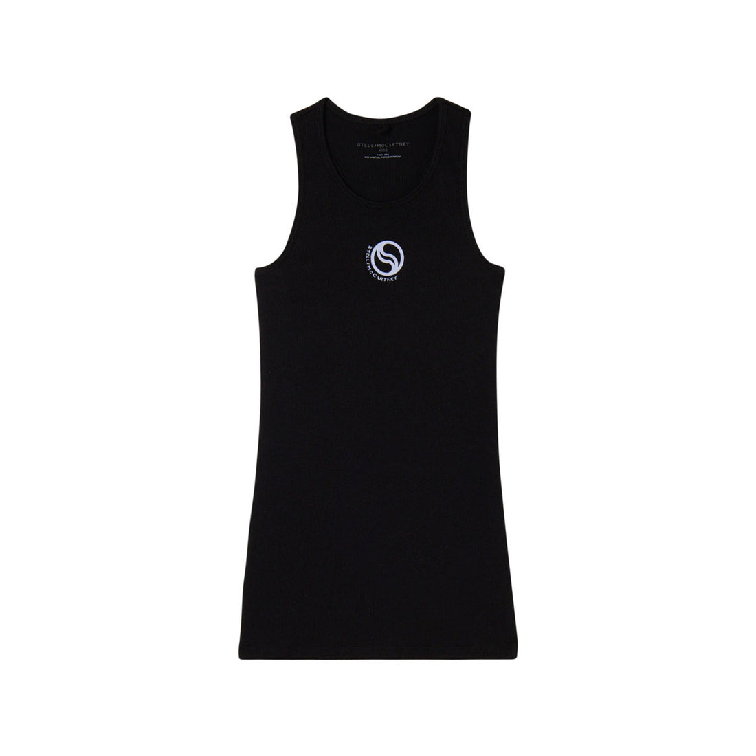 Stella McCartney Black Logo Jersey Dress