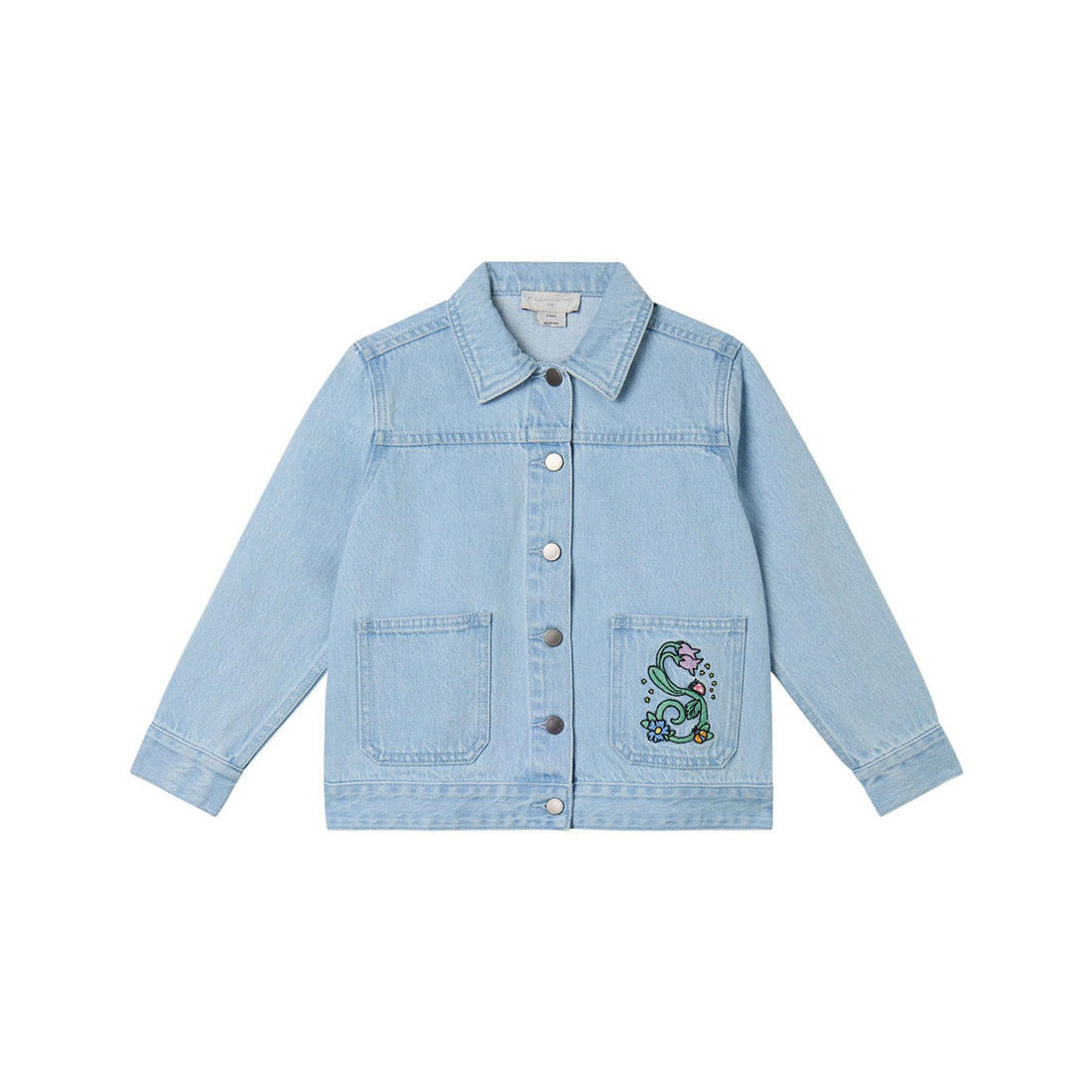 Stella McCartney Blue Denim Embroidery jacket