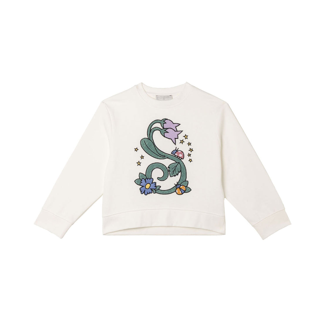 Stella McCartney White Embroidery Detail Sweatshirt