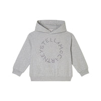 Stella McCartney Grey Stella Logo Disk Print Hoodie