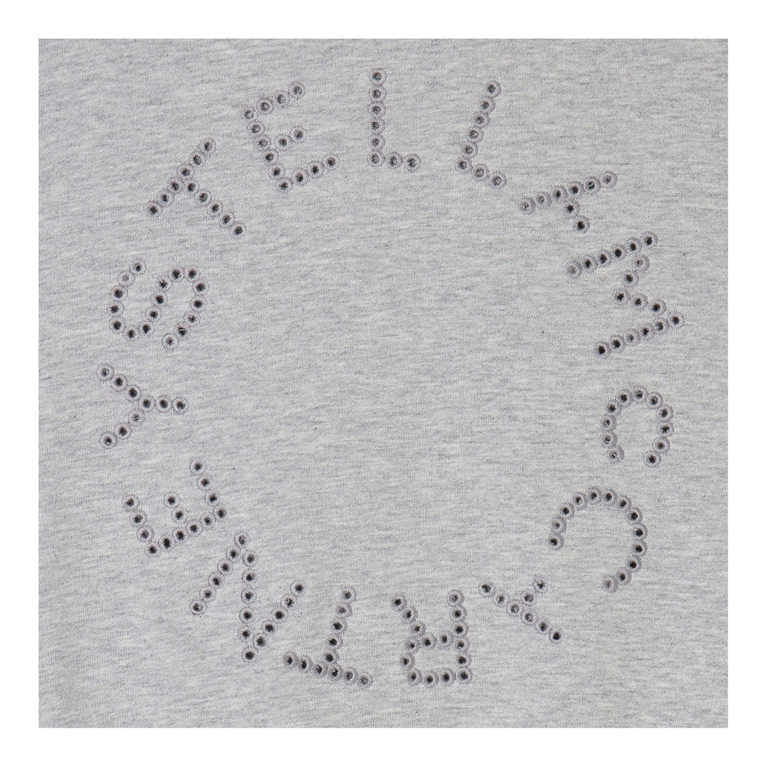 Stella McCartney Grey Stella Logo Disk Print Hoodie