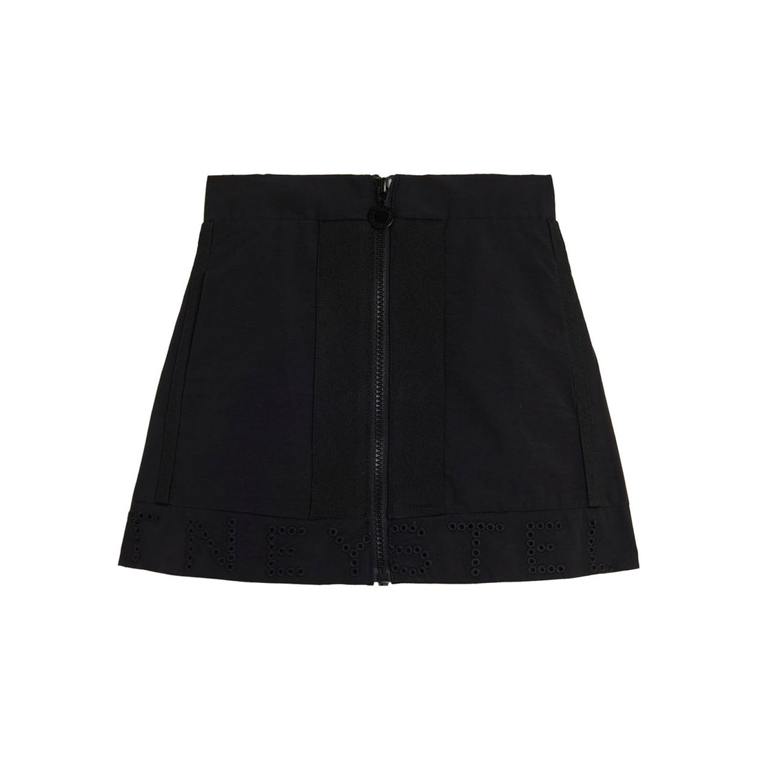 Stella McCartney Black Embossed Stella Logo Skirt