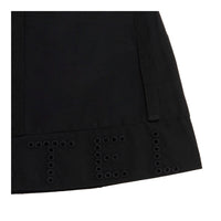Stella McCartney Black Embossed Stella Logo Skirt