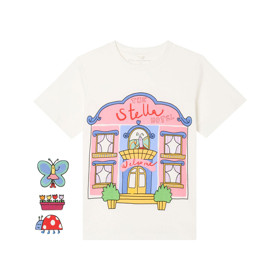 Stella McCartney White Stella Hotel T-Shirt