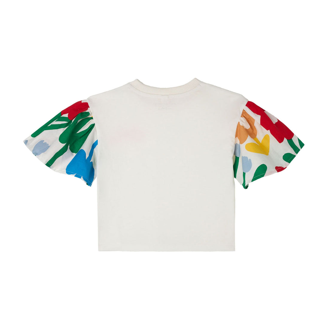 Stella McCartney White Flowers Print T-Shirt