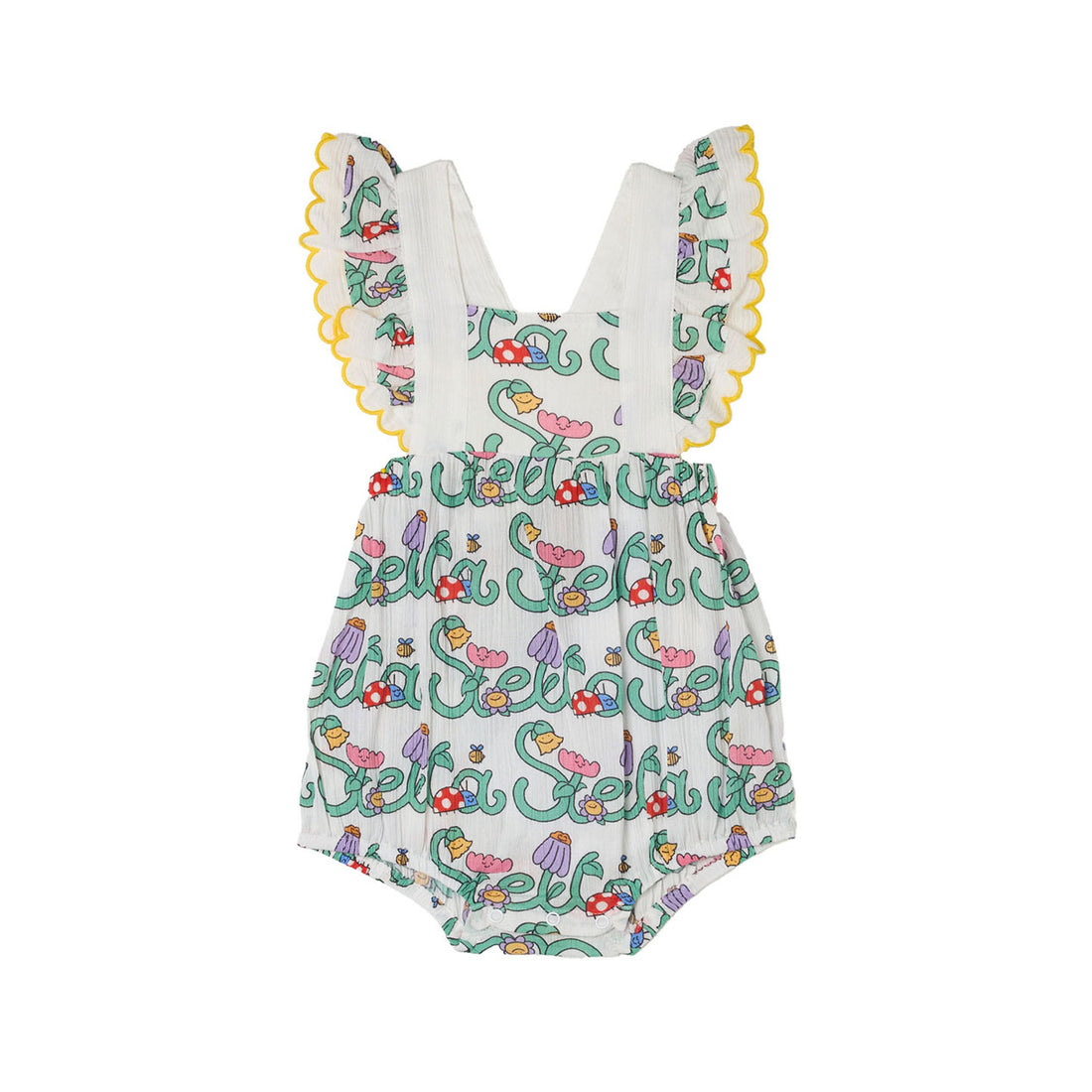 Stella McCartney White Stella Lettering Bubble
