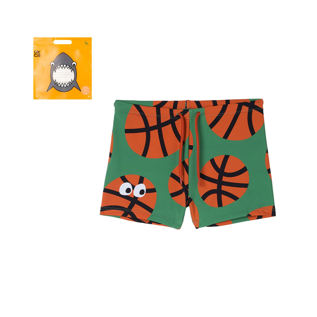 Stella McCartney Green Basketball Swim Shorts