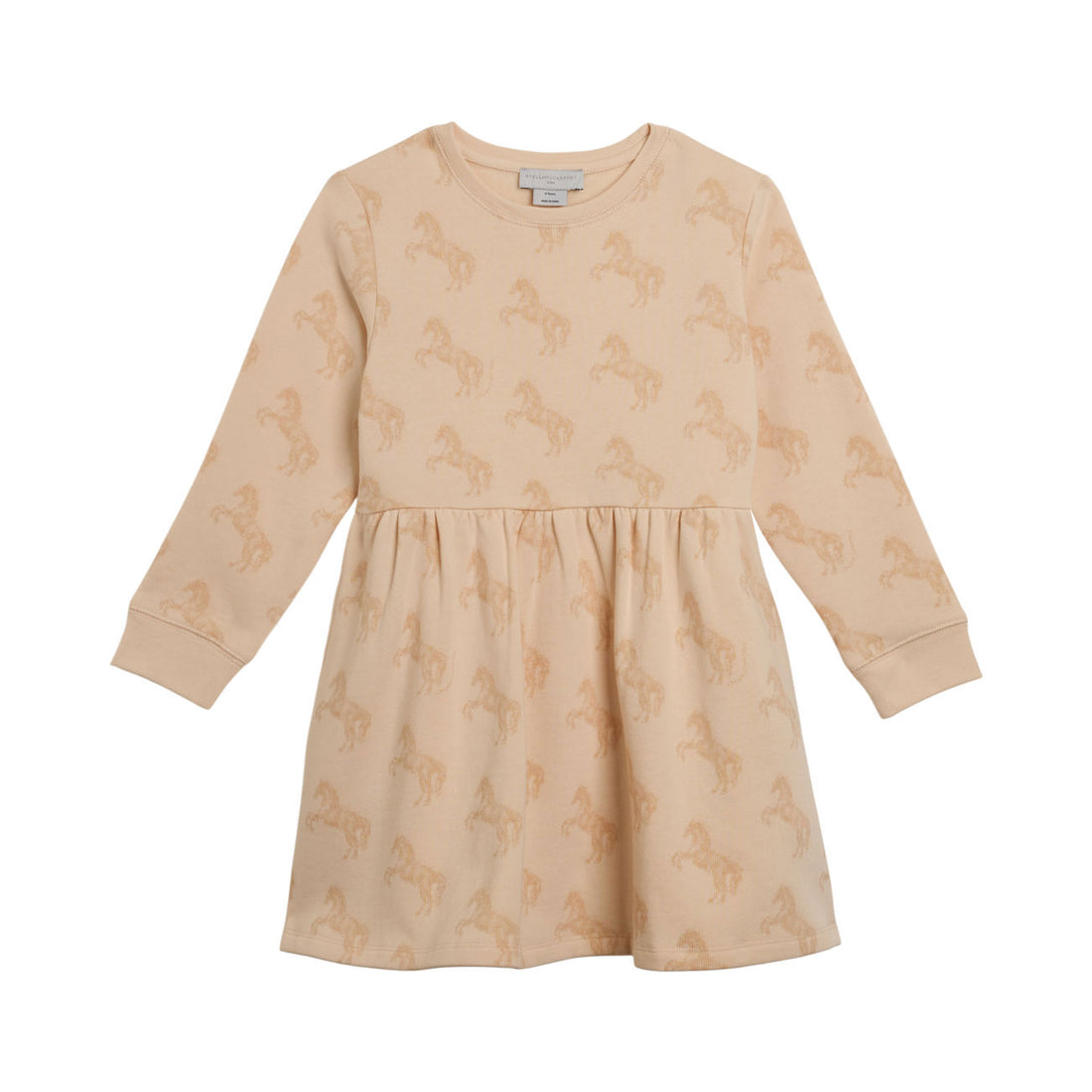 Stella McCartney Cream Horse Print Dress
