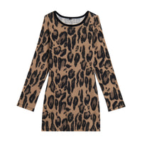 Stella McCartney Brown Jersey Printed Dress