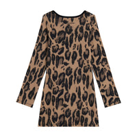 Stella McCartney Brown Jersey Printed Dress