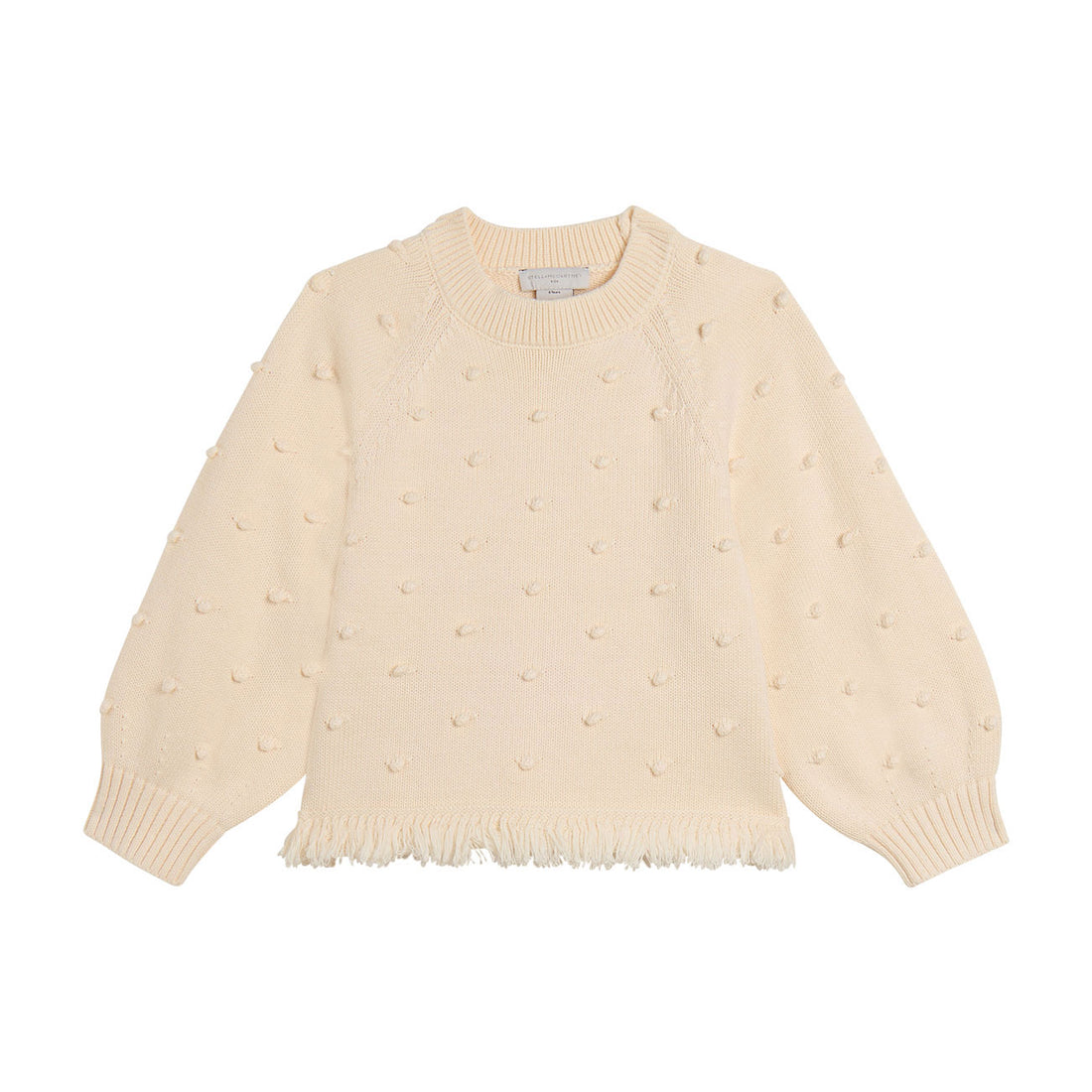 Stella McCartney Cream Popcorn Knit Sweater