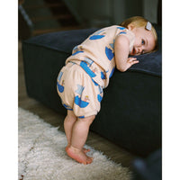 The Campamento Peach Sailor Allover Baby Ribbed T-Shirt