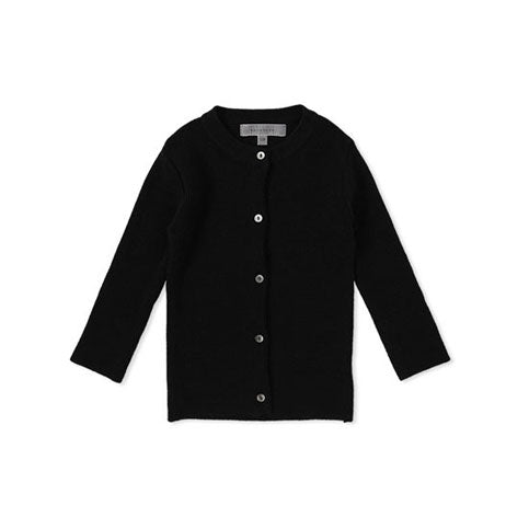 Bene Bene Black Tidy Ribbed Knit Baby Cardigan