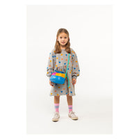 Tiny Cottons Medium Grey Heather Geometric Dress