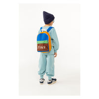 Tiny Cottons Blue/Emerald Colorblock Backpack
