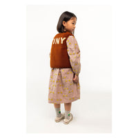 Tiny Cottons Brown Tiny Padded Vest