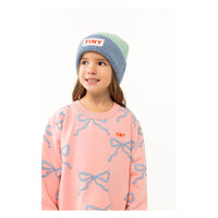 Tiny Cottons Peach Bows Sweatshirt