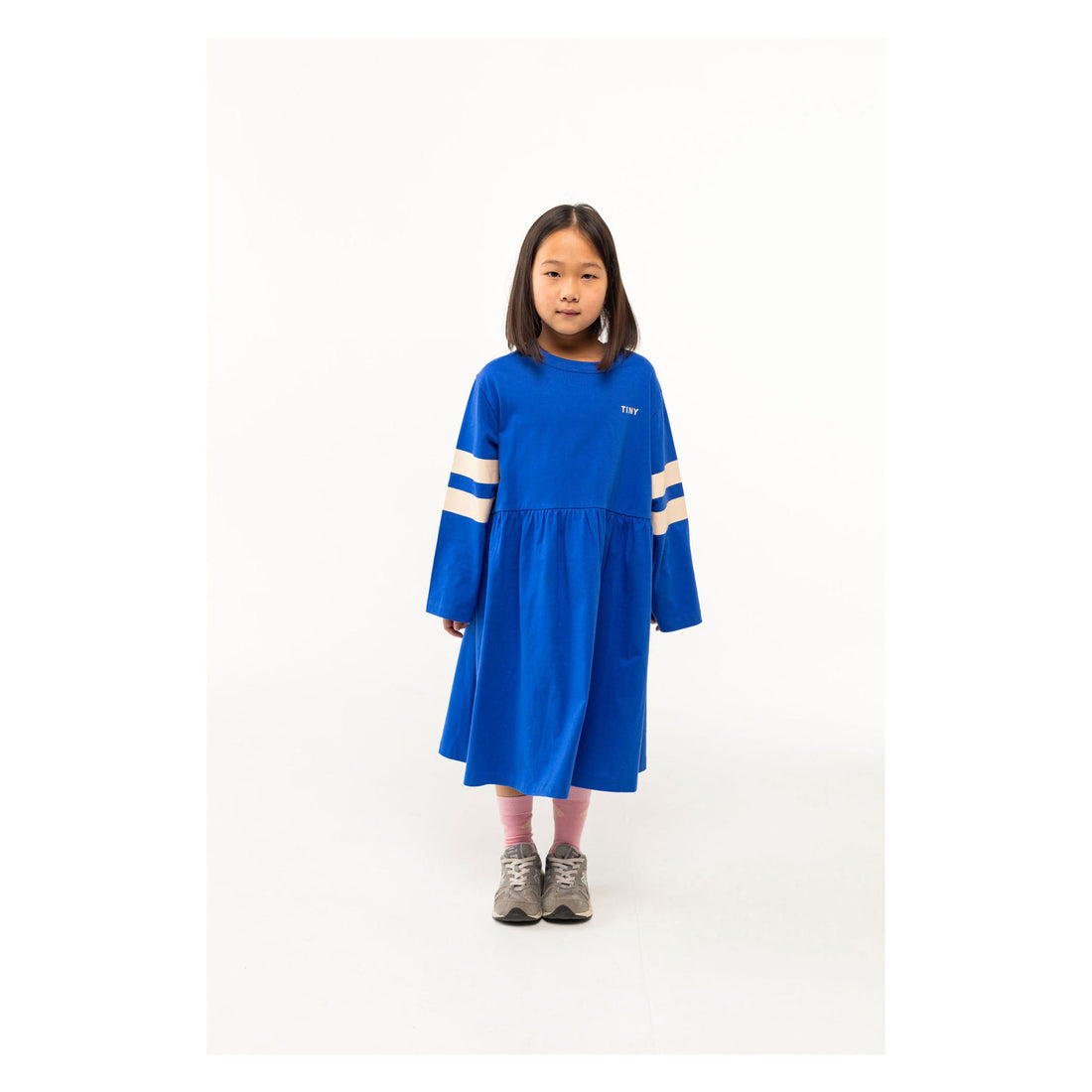 Tiny Cottons Ultramarine Stripes Dress
