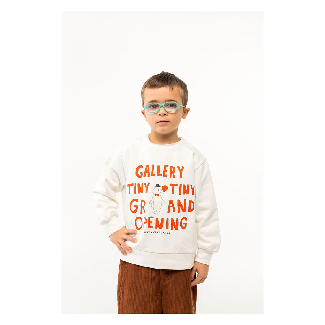 Tiny Cottons Off White Grand Opening Sweatshirt