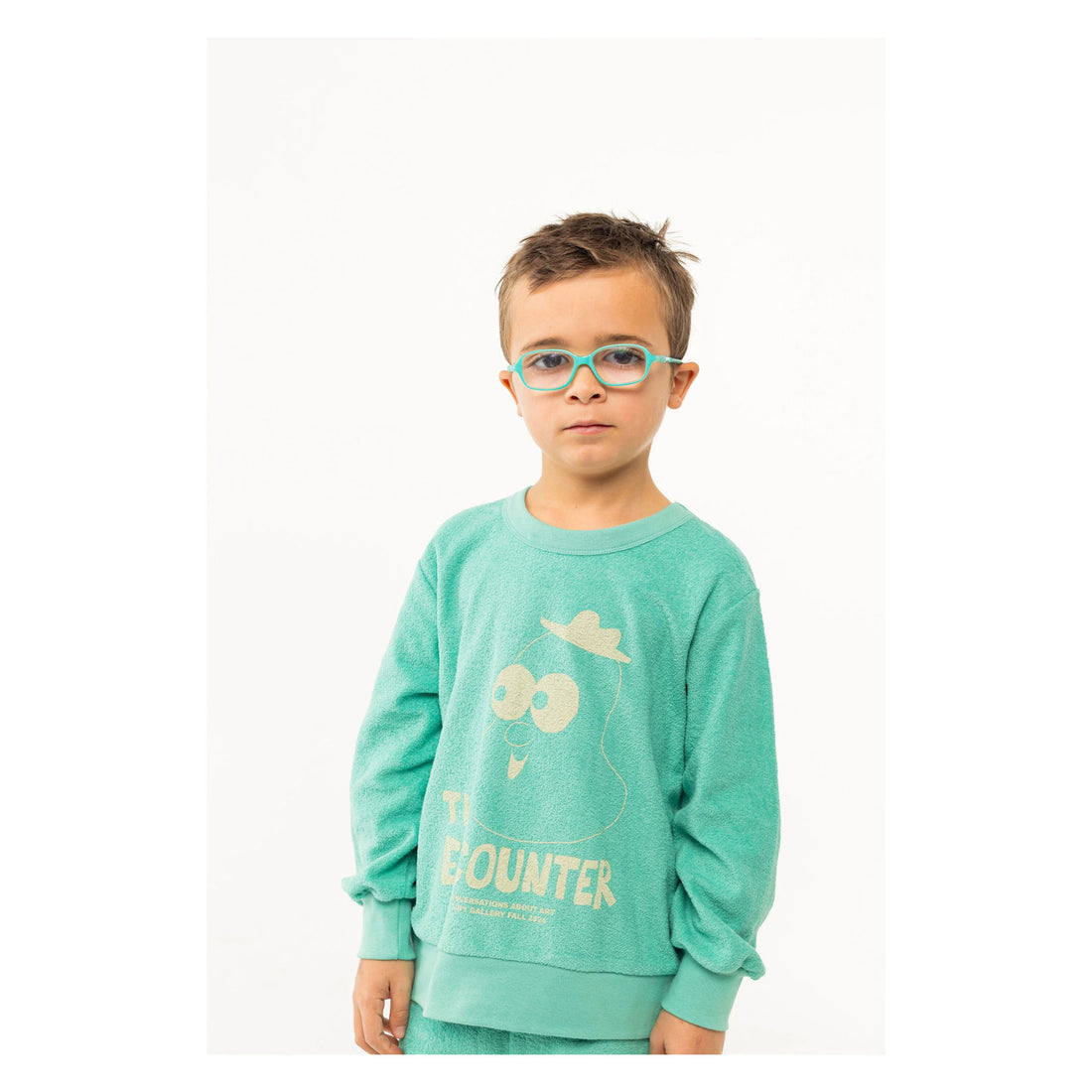 Tiny Cottons Deep Green The Encounter Sweatshirt