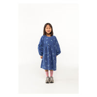 Tiny Cottons Light Navy Guest Gathered Dress