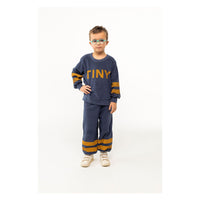 Tiny Cottons Navy Stripes Sweatshirt