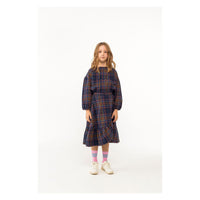 Tiny Cottons Navy Wrap Flannel Skirt