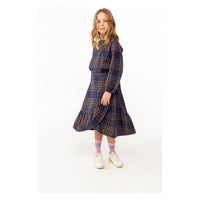 Tiny Cottons Navy Wrap Flannel Skirt