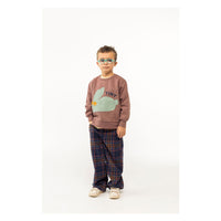 Tiny Cottons Purple Grey Rabbit Sweatshirt