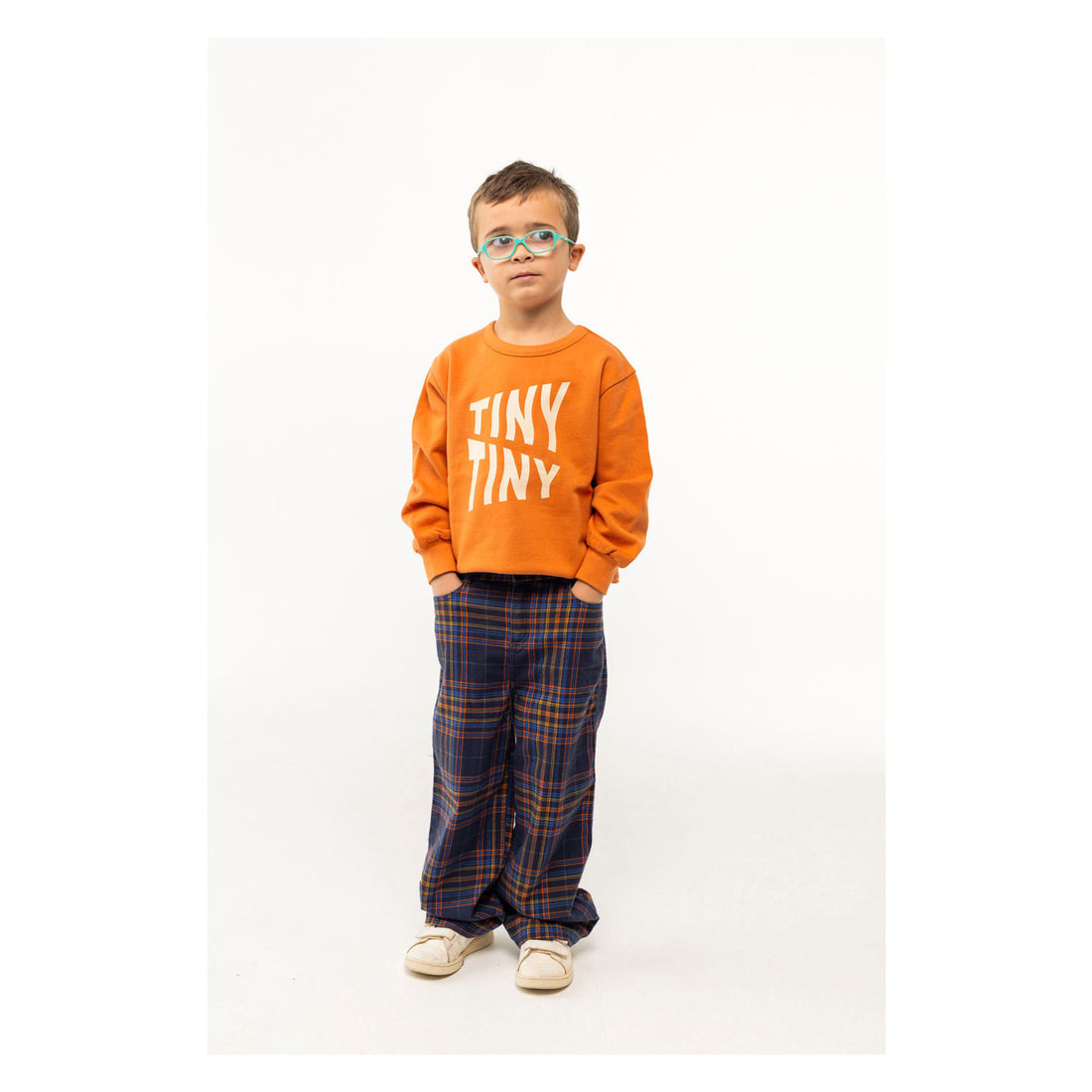 Tiny Cottons Light Rust Tiny Waves Sweatshirt