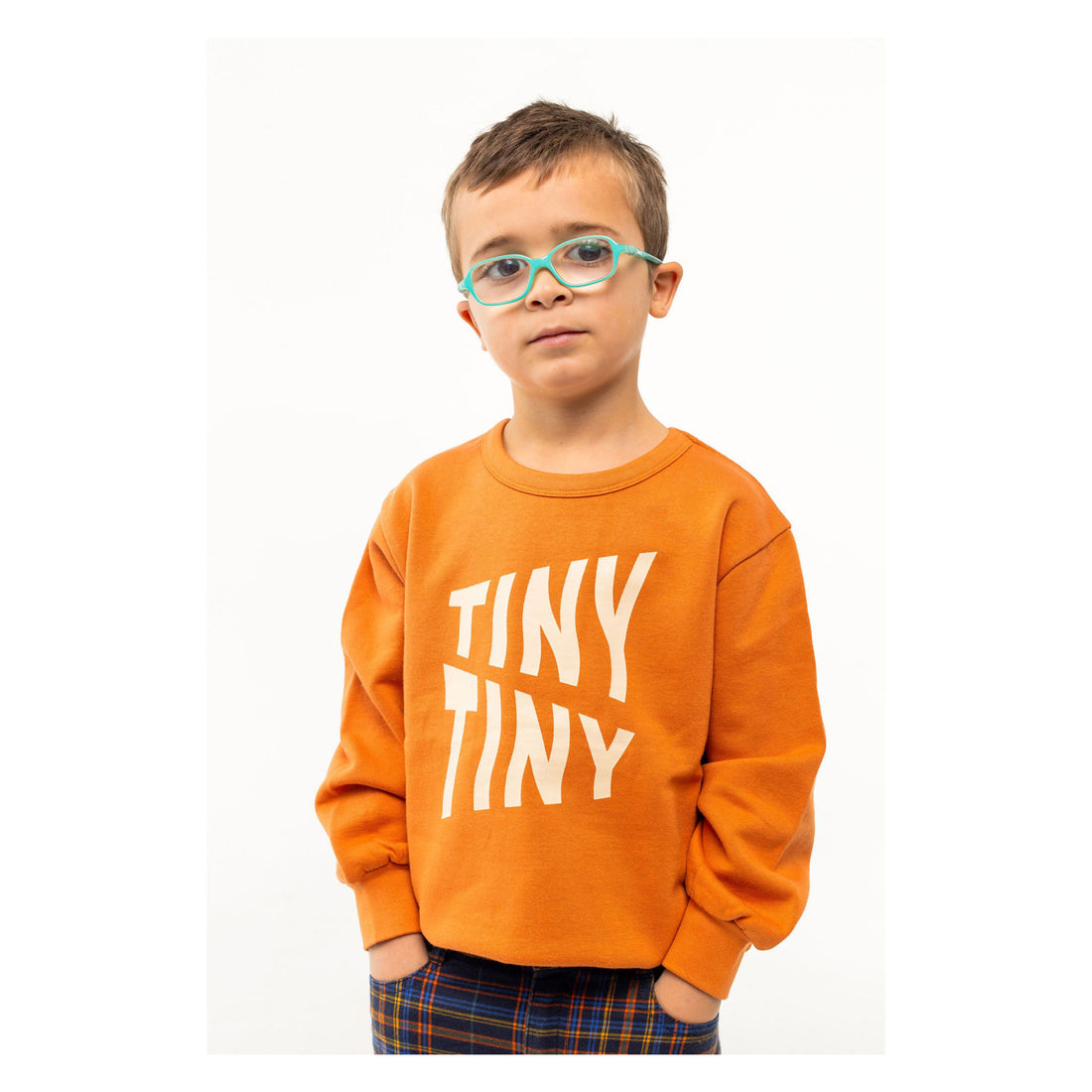 Tiny Cottons Light Rust Tiny Waves Sweatshirt