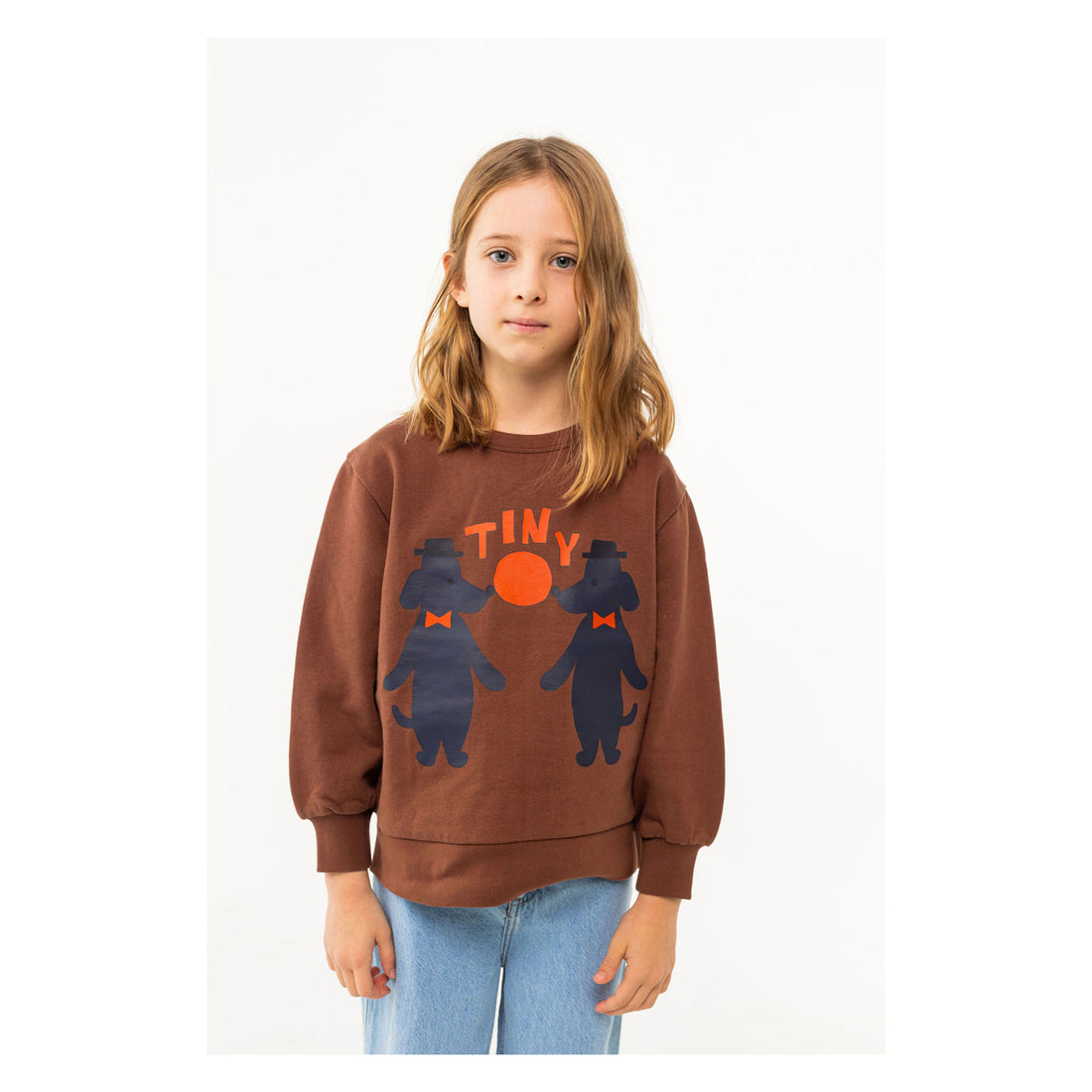 Tiny Cottons Chocolate Tiny Dogs Sweatshirt