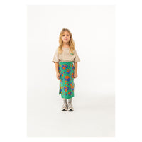 Tiny Cottons Emerald Flowers Long Skirt