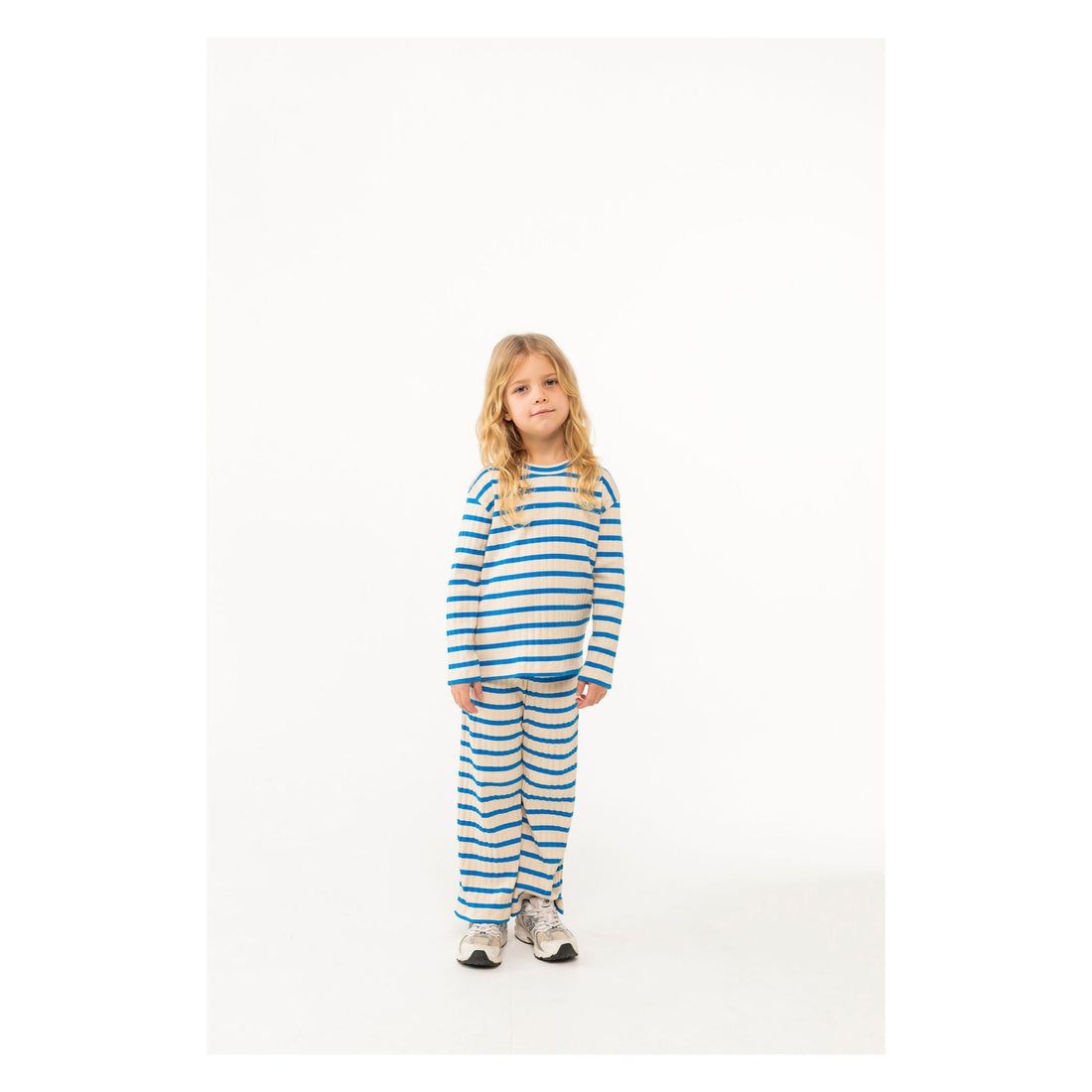 Tiny Cottons Vanilla Rib Stripes Tee