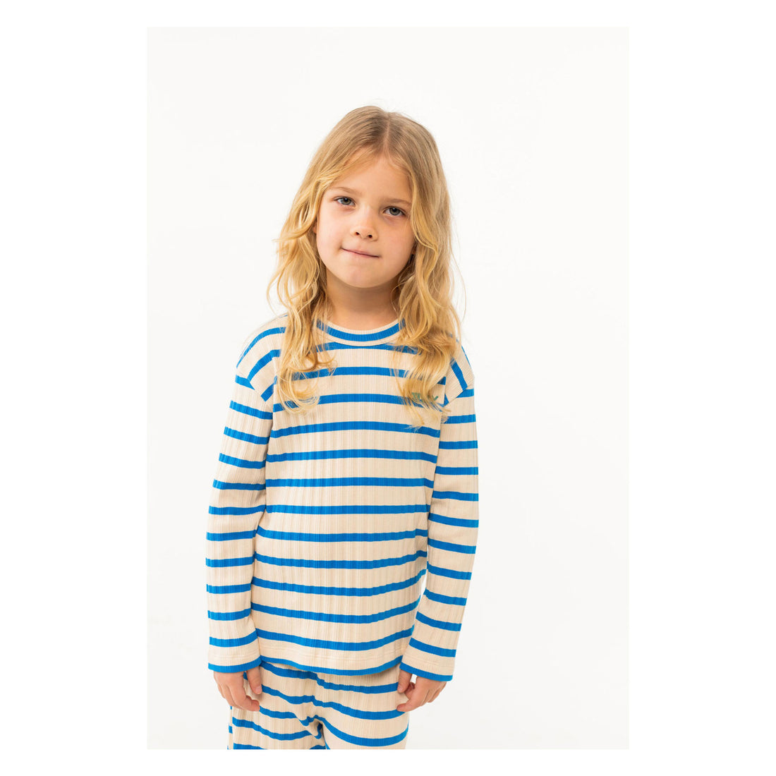 Tiny Cottons Vanilla Rib Stripes Tee