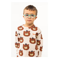 Tiny Cottons Light Cream Heather Bears Tee