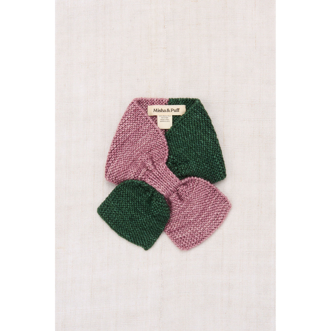 Misha and Puff  Antique Rose Toboggan Scarf