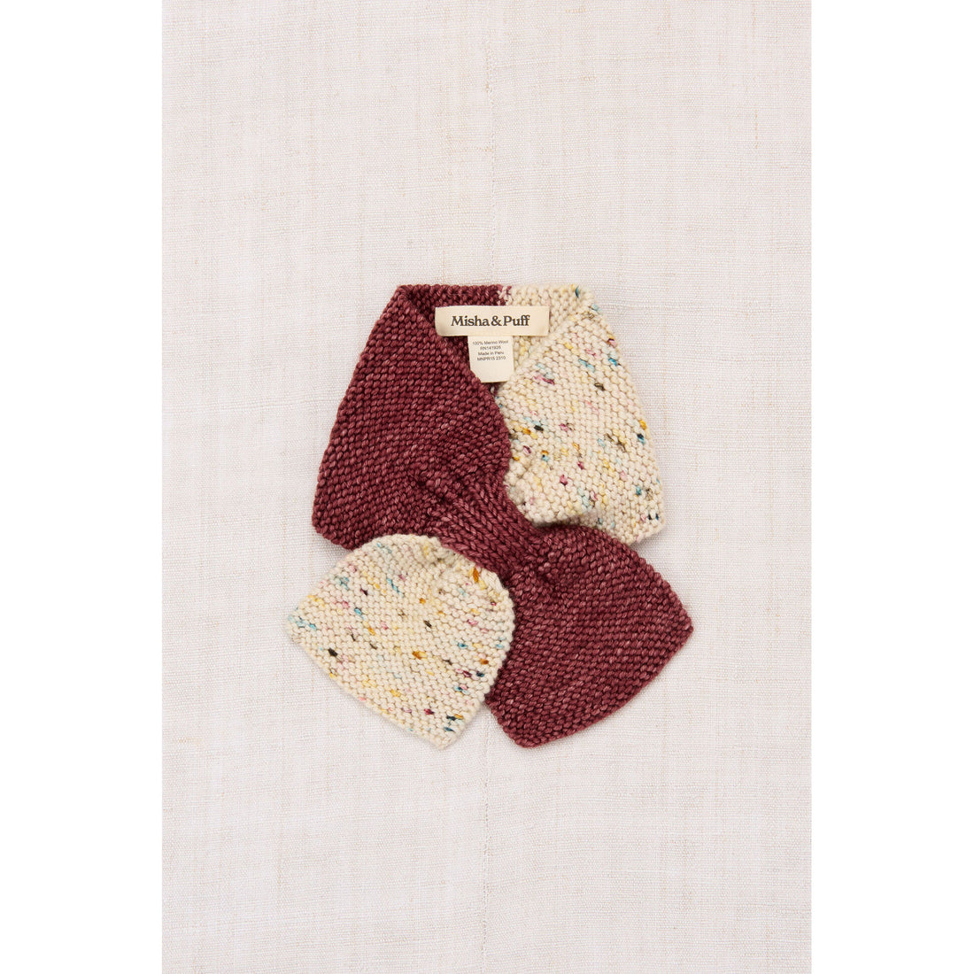 Misha and Puff Madder Root Toboggan Scarf