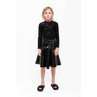 Olivia Rohde Black Floral Lace Turtleneck
