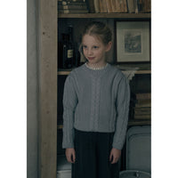 Louisiella Blue Welly Knit Pullover