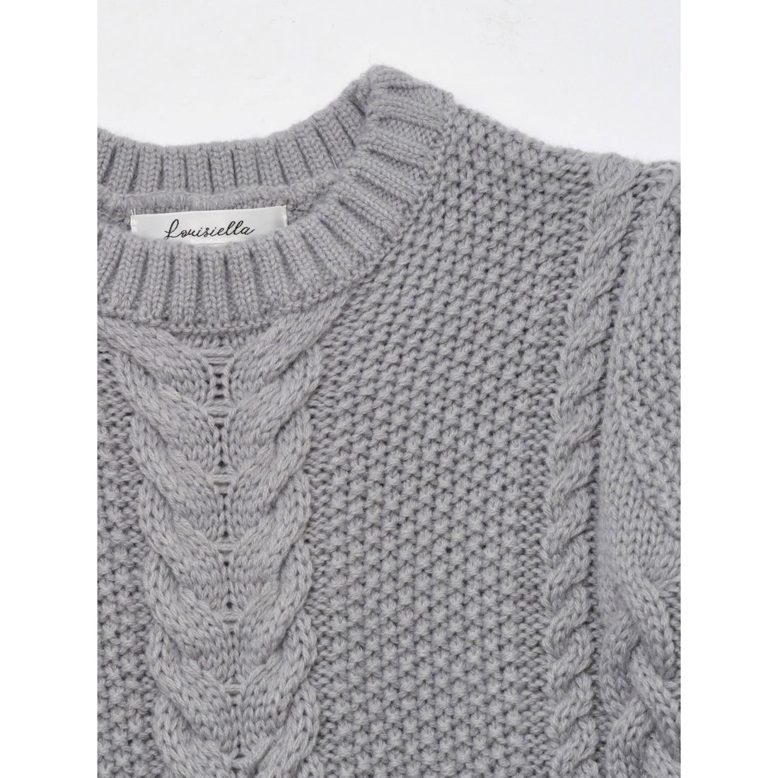 Louisiella Blue Welly Knit Pullover