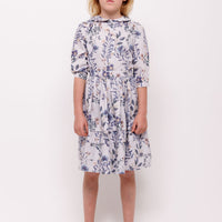 Christina Rohde White/Light Blue Floral Skirt
