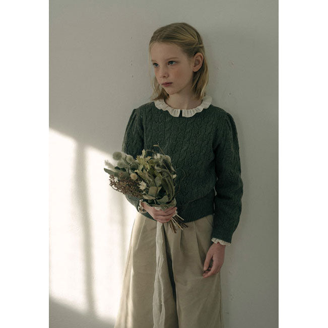 Louisiella Khaki Benicilla Knit Pullover