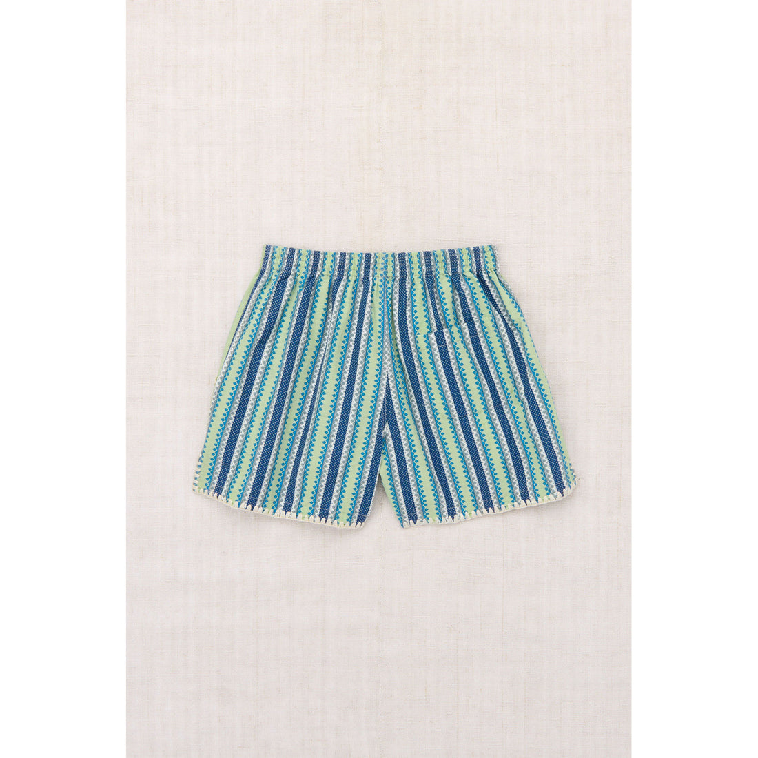 Misha and Puff   Blue Ribbon Vaquero Stripe Traveler Short