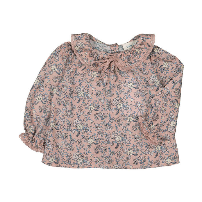 Louis Louise  Pink Romantic Flower Alicia Baby Tunic