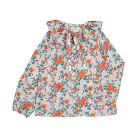 Louis Louise Blue Bouquet Angele Blouse