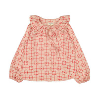 Louis Louise Pink Square Heart Angele Blouse
