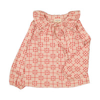 Louis Louise Pink Square Heart Angele Blouse