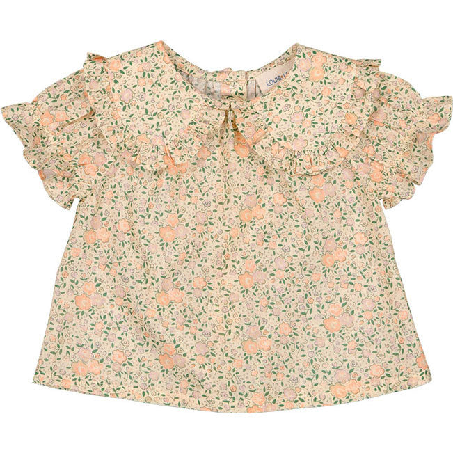 Louis Louise Beige Romantic Flower Indie Baby Tunic