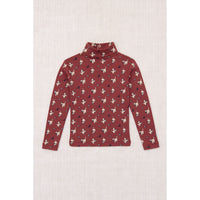 Misha and Puff Madder Root Cat & Mouse Turtleneck